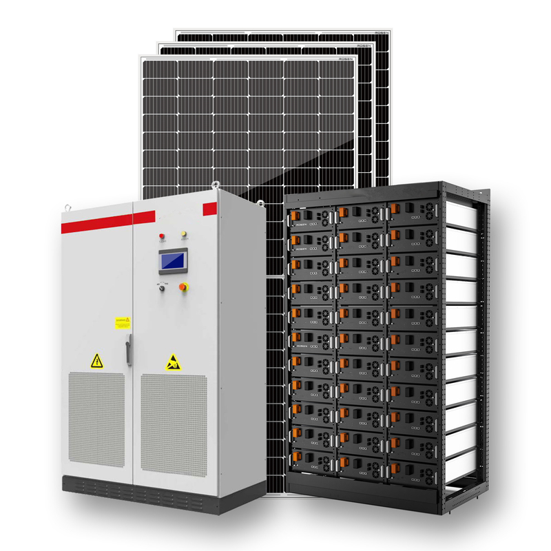 太陽系30kW 150kW 300kWの雑種の太陽電池パネルのキット システム30KW完全な太陽系
