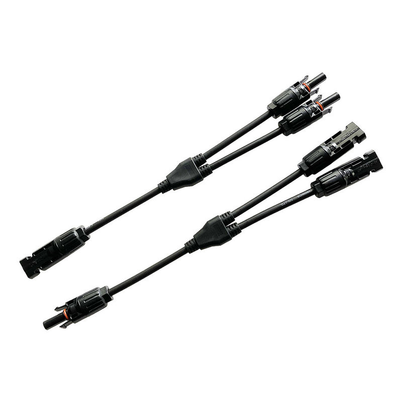30cm太陽Yの枝コネクター2から1のIP68太陽電池パネルのケーブル コネクタ100g