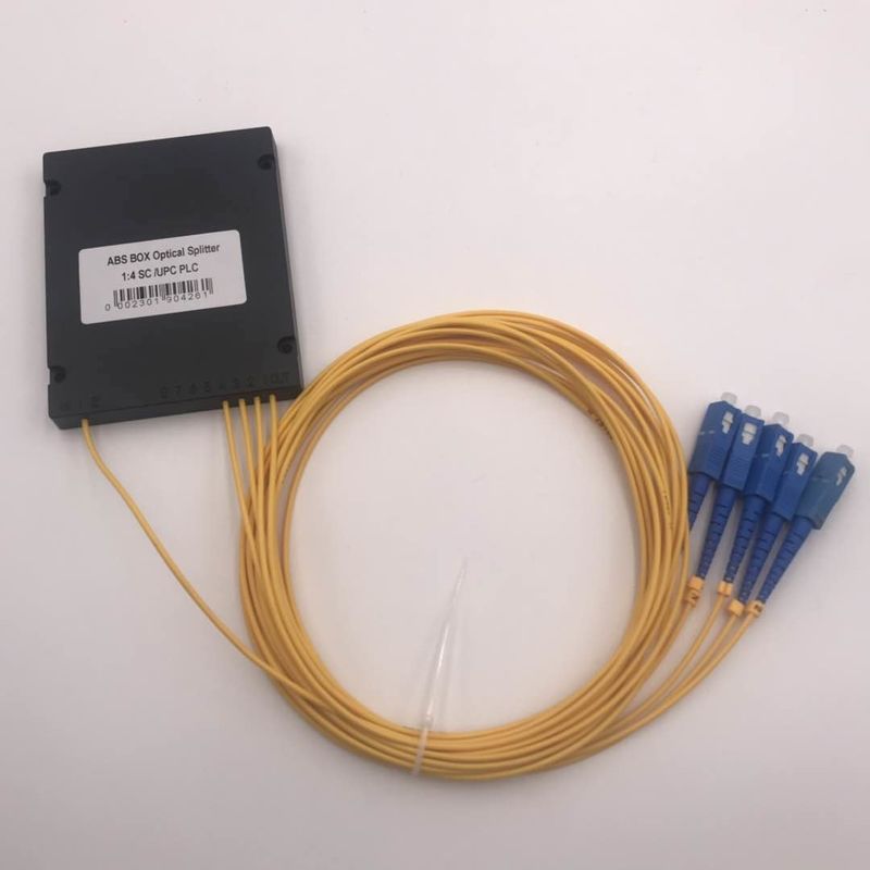 コネクターとのEPON GPONの繊維光学PLCのディバイダー1 * 4の低速の挿入損失