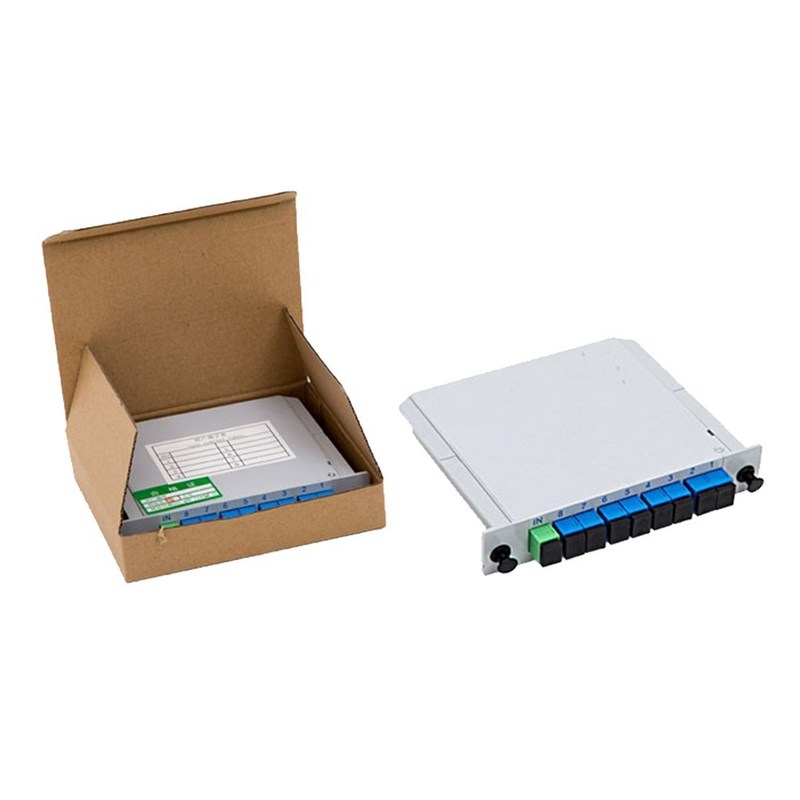 密集したSC APC LGX PLCのディバイダーの挿入物カセット タイプDIN 1X16-PLC