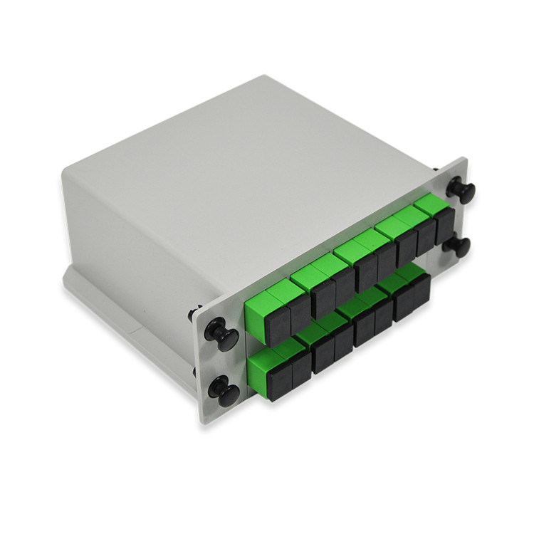 密集したSC APC LGX PLCのディバイダーの挿入物カセット タイプDIN 1X16-PLC