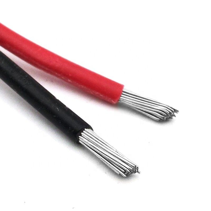 1.5mm2 PV太陽ケーブルの二重中心2000年のAWGの炎の抵抗によって錫メッキされる銅のコンダクター