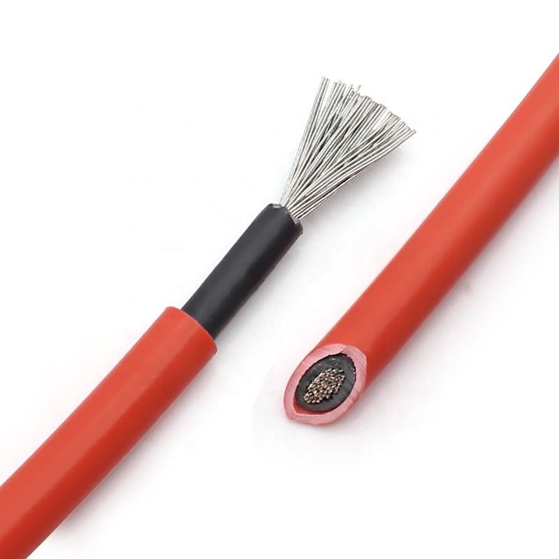 1.5mm2 PV太陽ケーブルの二重中心2000年のAWGの炎の抵抗によって錫メッキされる銅のコンダクター