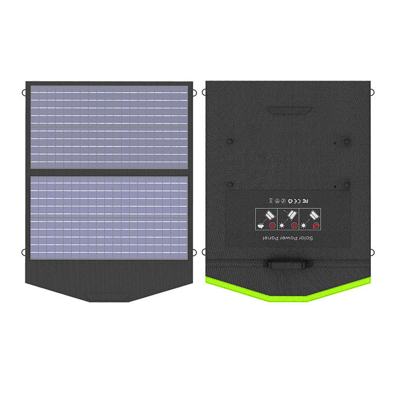 折り畳み式の携帯用太陽PVのパネルの充電器60Wの防水太陽エネルギー銀行18VDC 3A