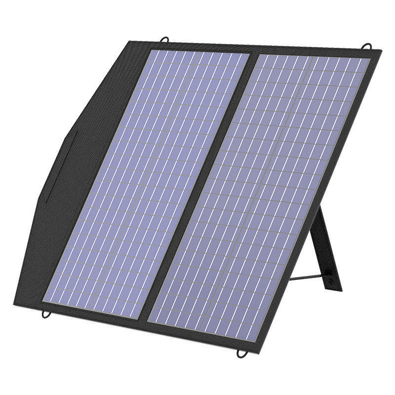 折り畳み式の携帯用太陽PVのパネルの充電器60Wの防水太陽エネルギー銀行18VDC 3A