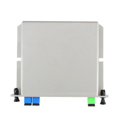 FTTX/FTTHネットワークのためのSC UPCの繊維光学PLCのディバイダーDIN 1X2 PLC