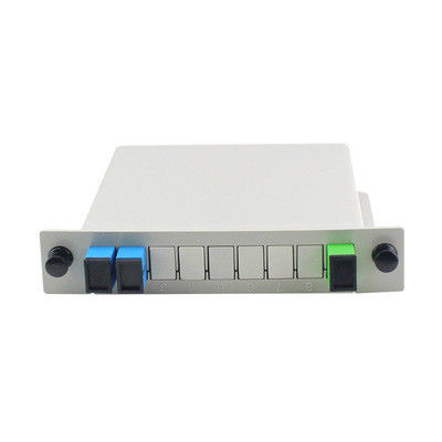 FTTX/FTTHネットワークのためのSC UPCの繊維光学PLCのディバイダーDIN 1X2 PLC