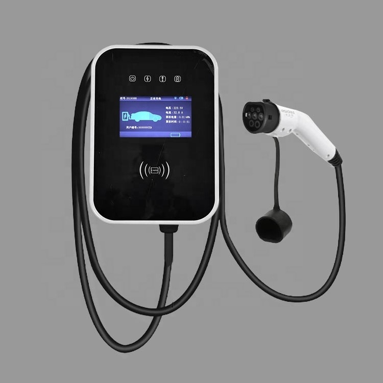 防水電気自動車の充電ステーション22kwのタイプC EVの高速車の充電器