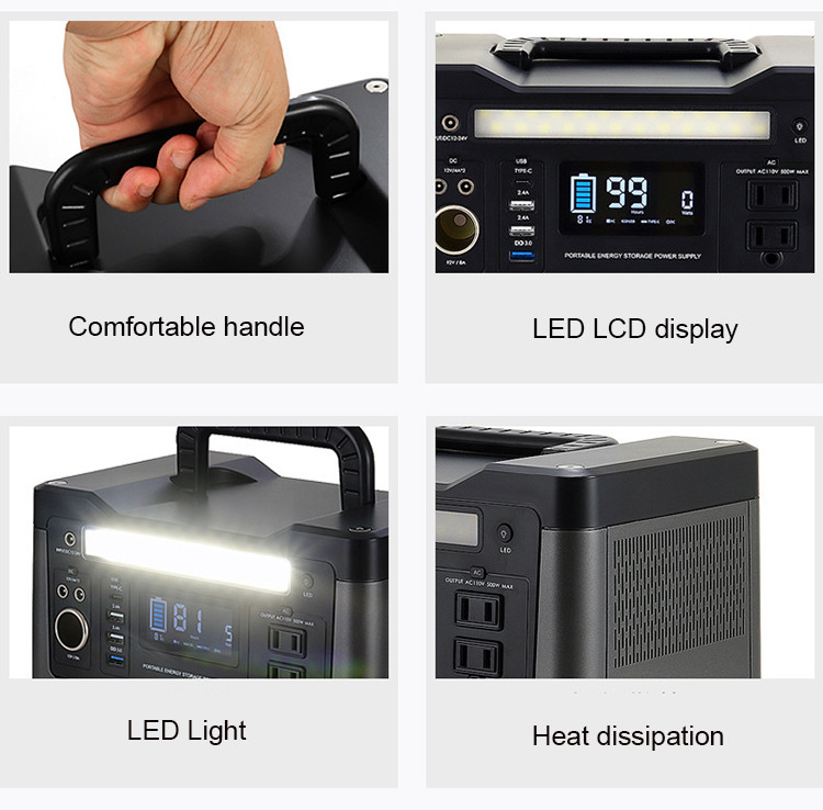 USB2.0 Solar Energyシステム携帯用太陽発電機のOutdoorヴァンCampingのための純粋な正弦波
