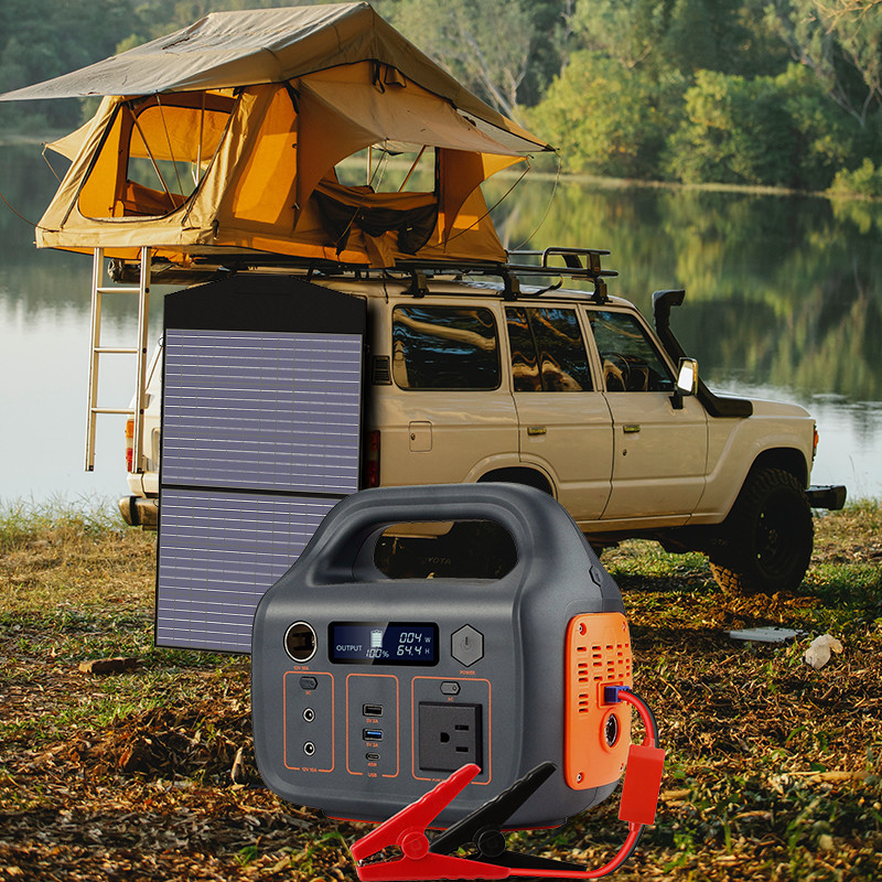 500W Solar Energyシステム再充電可能なリチウム電池が付いている携帯用太陽エネルギー銀行発電機