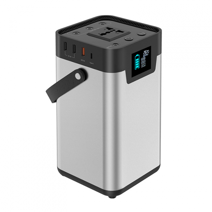 54000mahリチウム携帯用動力火車200W 220Vの商業太陽発電機 0